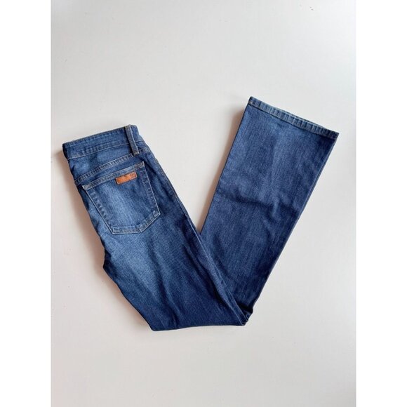 JOE'S JEANS Petite Bootcut Nevaeh Dark Rinse Low Rise Boot Leg Jeans, Size 26 - Picture 5 of 16